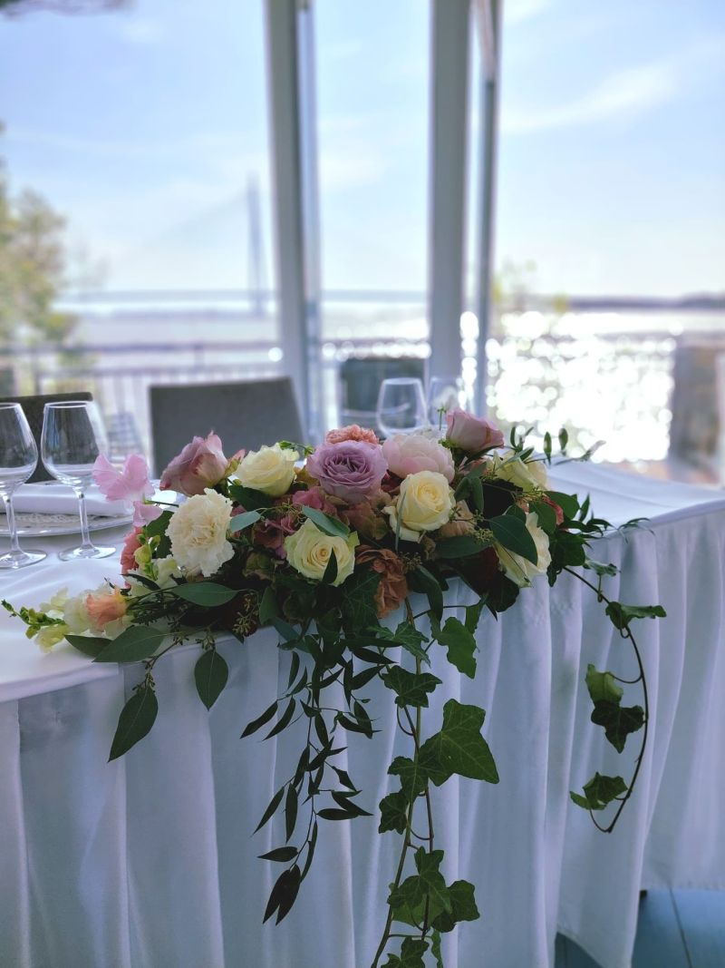 h��parin p�yd�n kukkakoriste Kulosaaren Casinolla