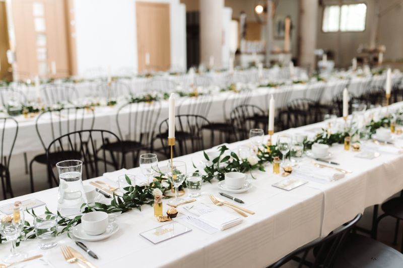 ruscuskynns juhlatila Oitbackan kartano